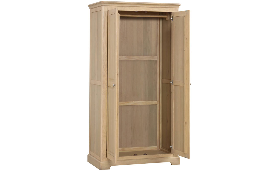 Melford Oak Double Wardrobe