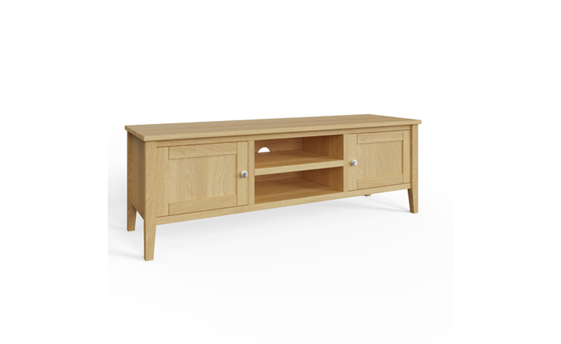 Valletta Oak Large TV Unit