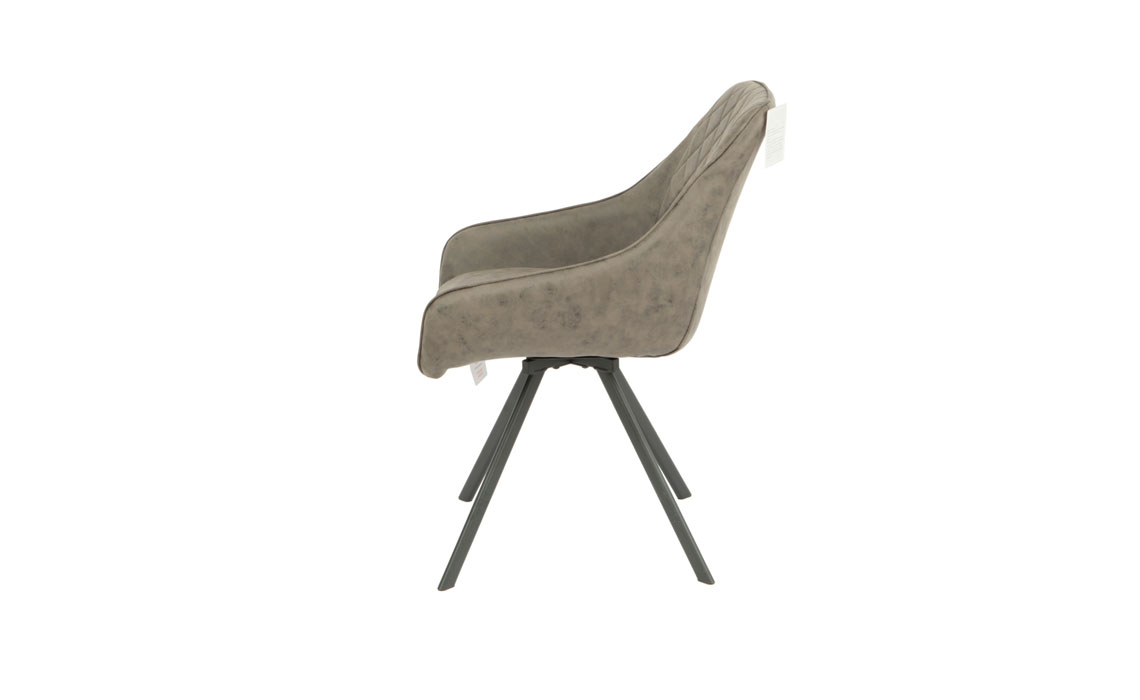 Bali Swivel Chair Grey