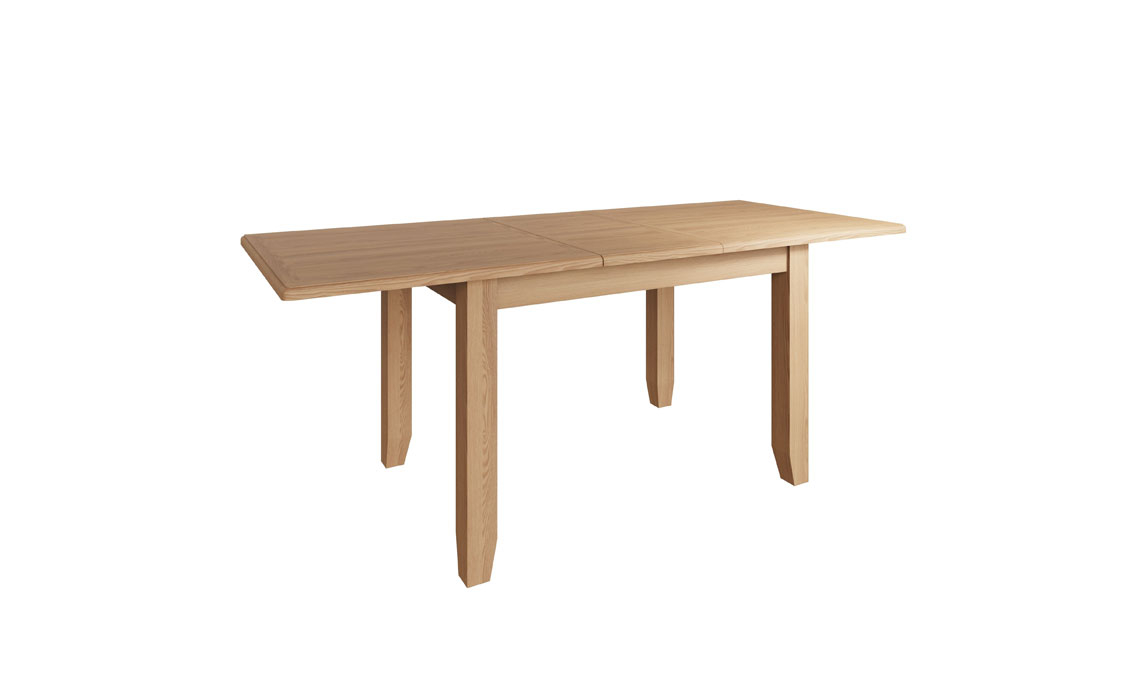 Columbus Oak 160-200cm Butterfly Extending Table 