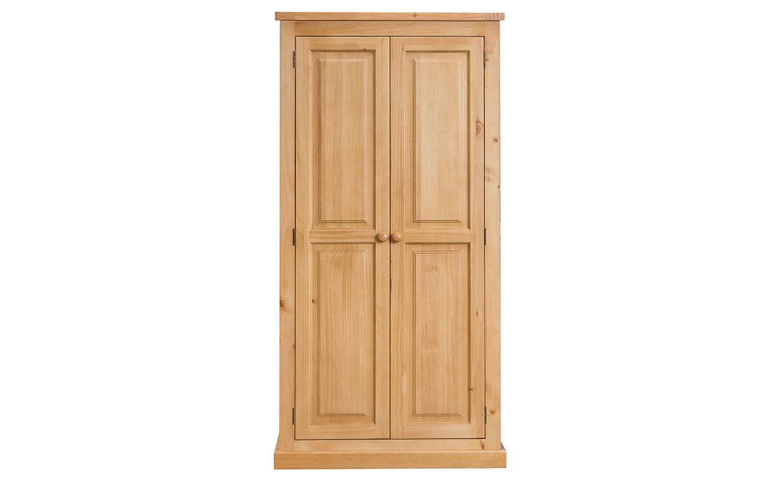 Country Pine Double Full Hanging Wardrobe