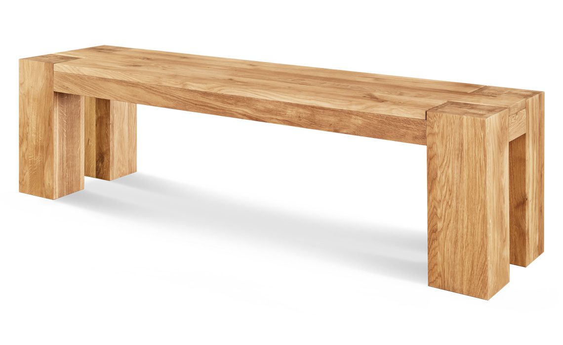 Majestic Solid Oak 144cm Bench