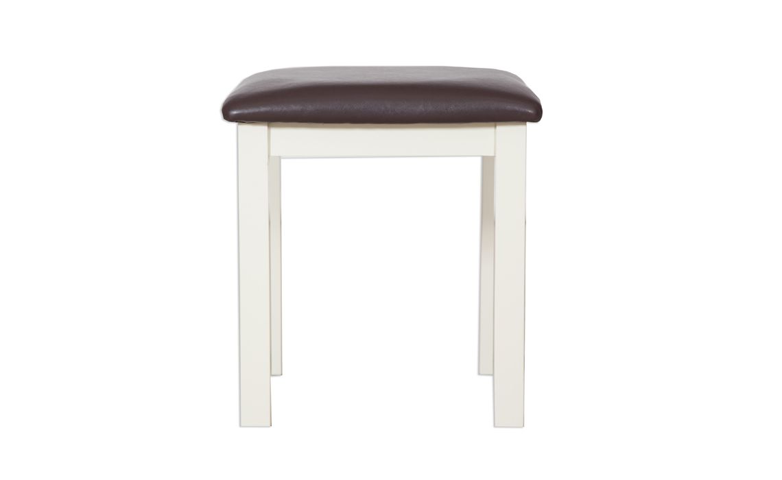 Chelsworth Ivory Painted Dressing Stool