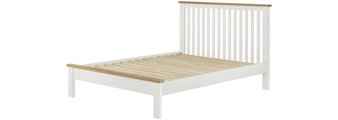 Pembroke White Painted 5ft King Size Bed Frame