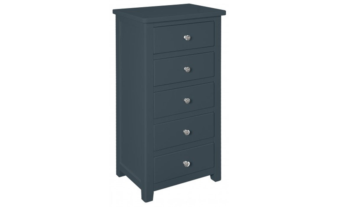 Havana Painted 5 Drawer Narrow Chest