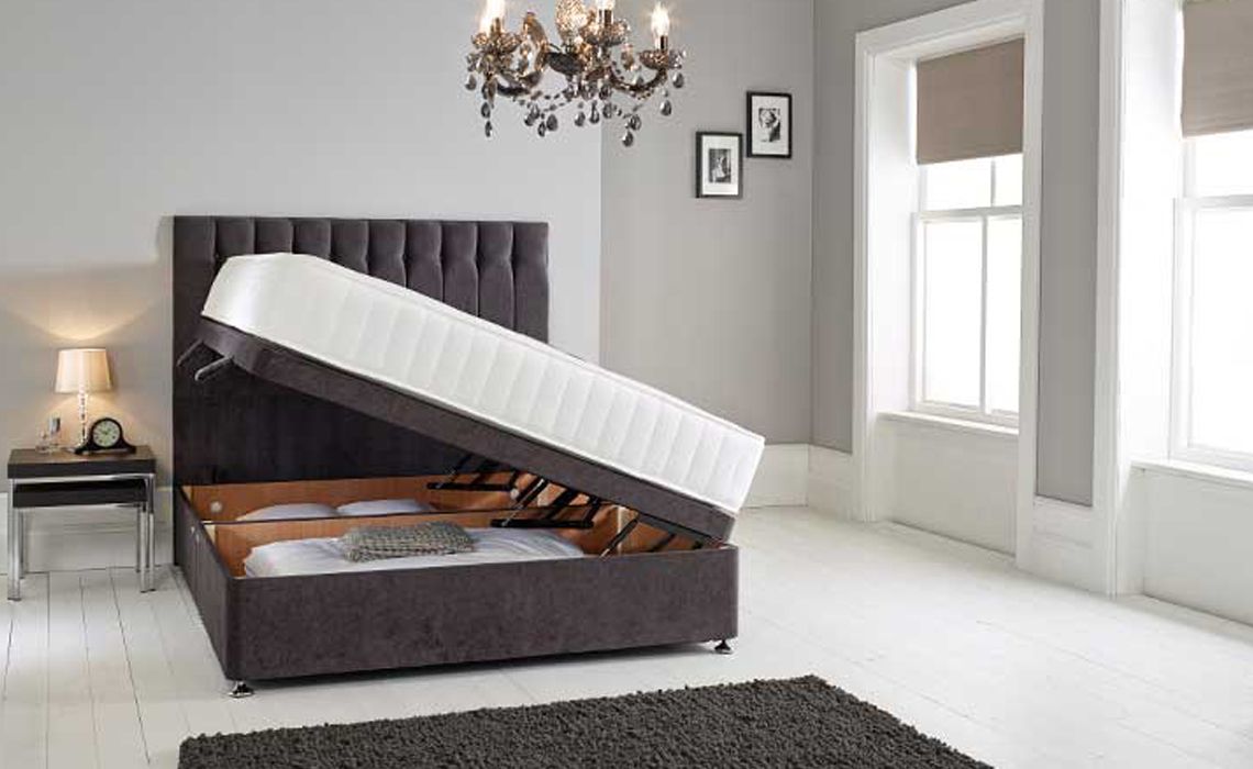  5ft Kingsize Bronze 1500 Mattress With A FREE 2 Drawer Divan & Headboard