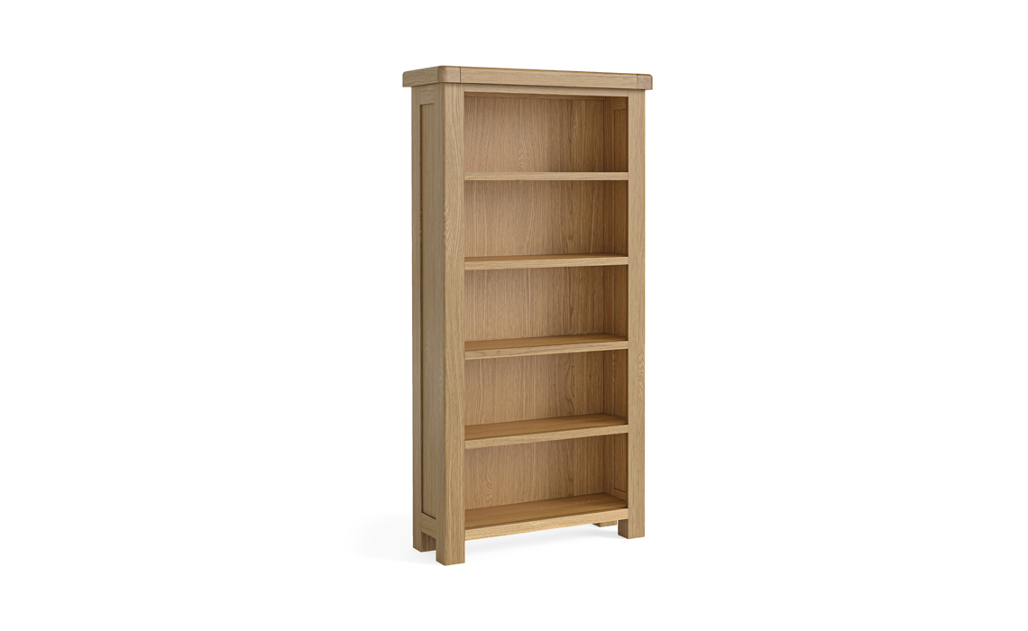 Kensington Oak Large Bookcase