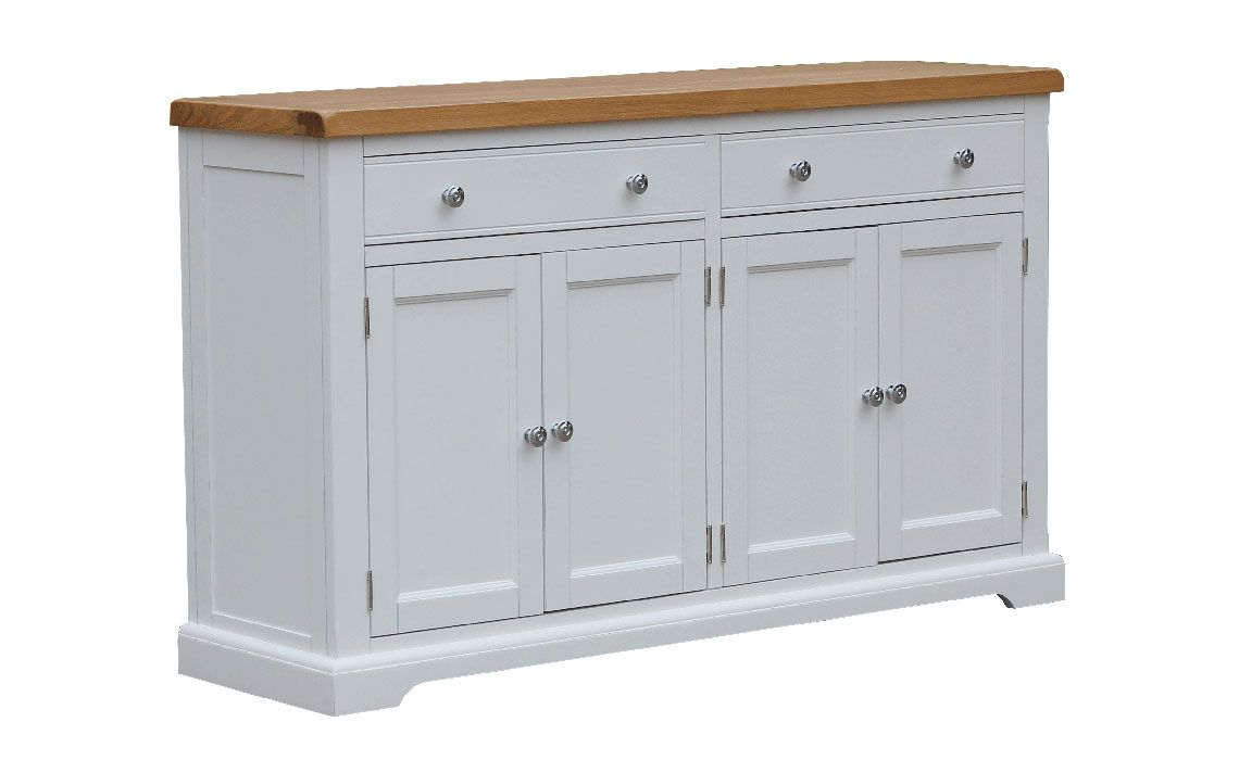 Suffolk Painted Large 4 Door 2 Drawer Sideboard