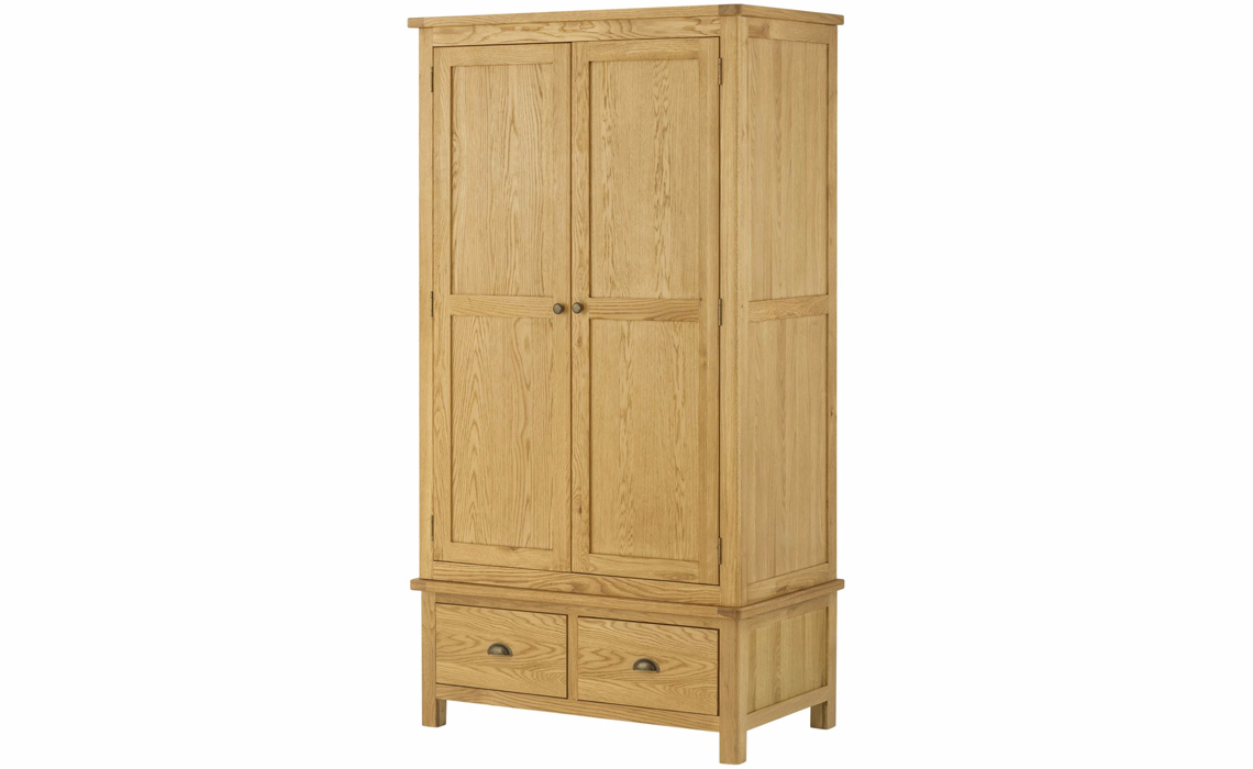 Pembroke Oak Gents Wardrobe