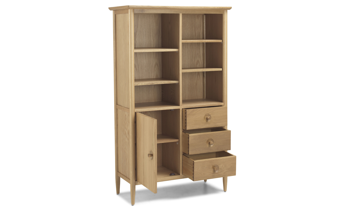 Nordic Oak Display Cabinet