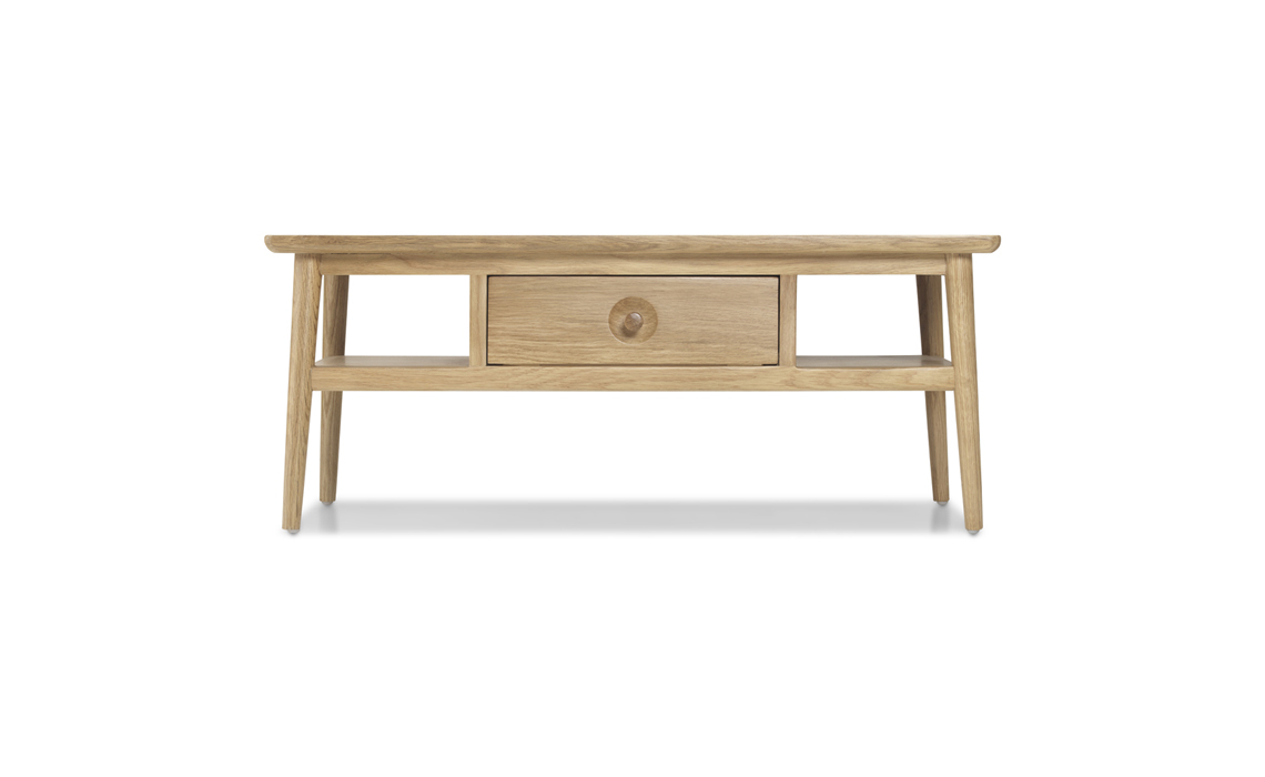 Nordic  Oak Coffee Table with Drawer