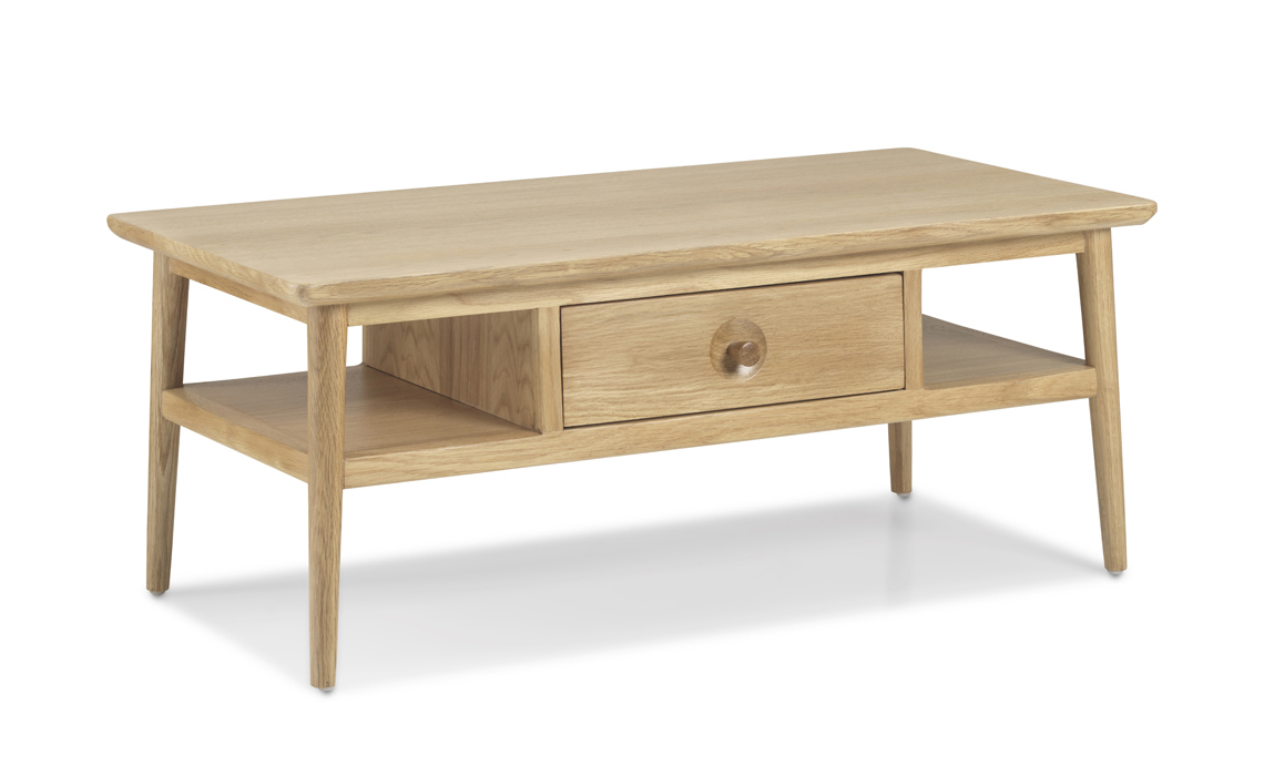 Nordic  Oak Coffee Table with Drawer