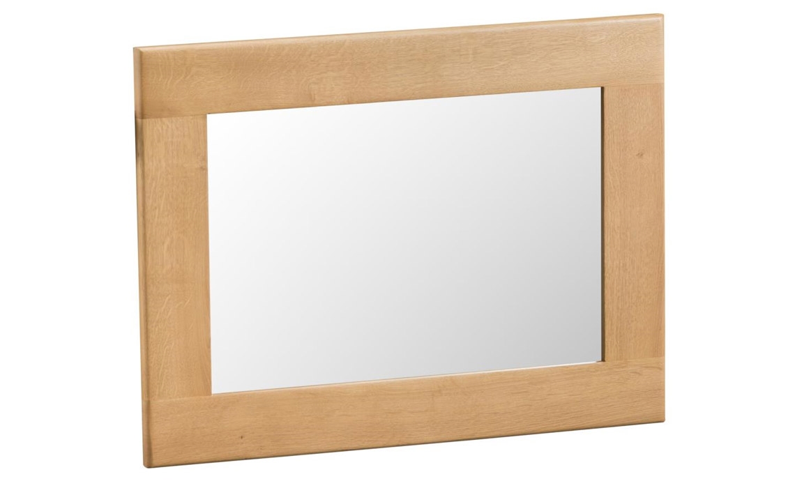 Burford Rustic Oak Small Wall Mirror