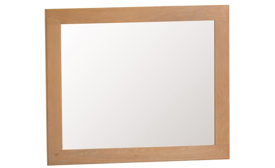 Burford Rustic Oak Large Wall Mirror