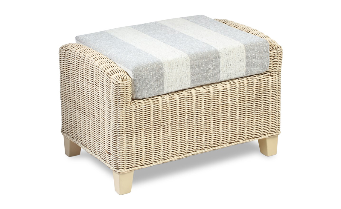 Dillon Footstool in Natural Wash