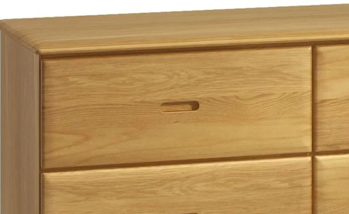 Origin Oak 6 Drawer Wide Chest