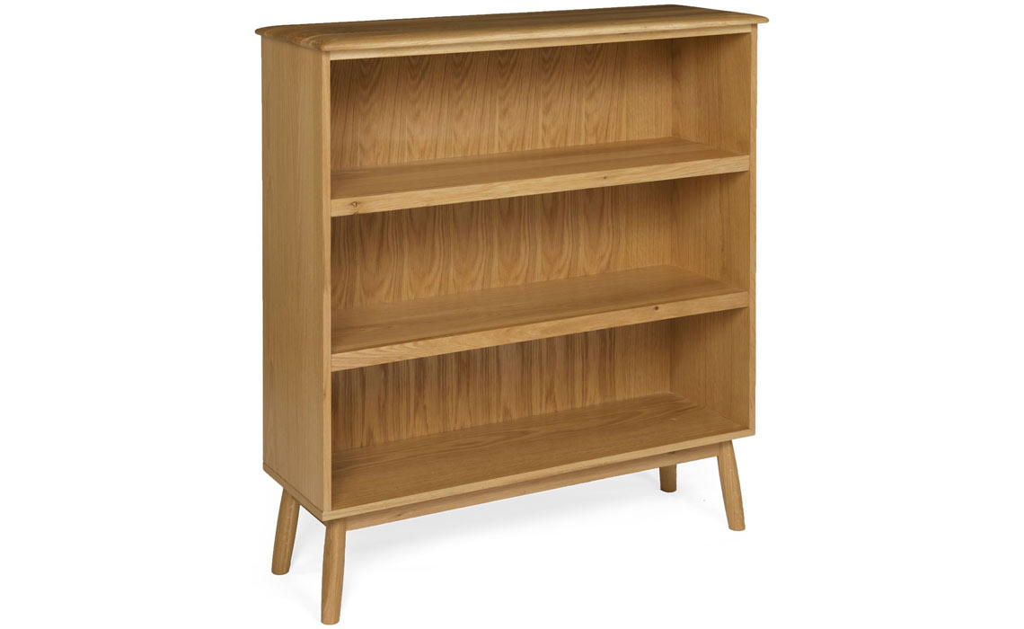 Origin Oak Low Bookcase