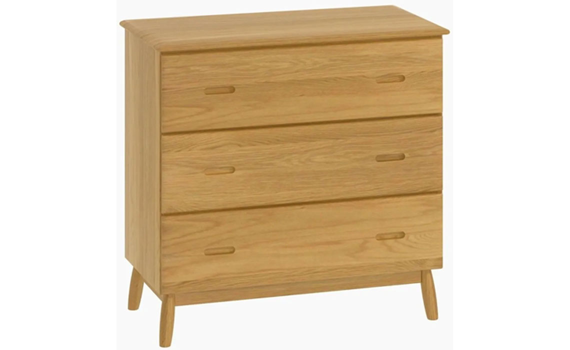 Origin Oak 3 Drawer Chest of Drawers