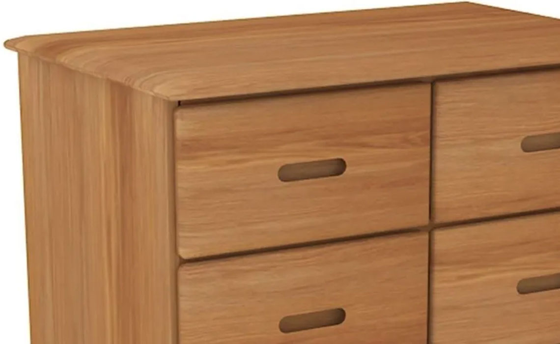 Origin Oak 4 over 3 Tall Chest