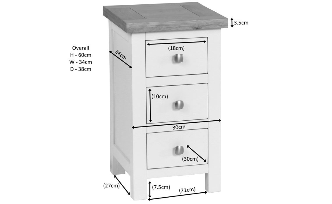 Lavenham Painted Compact Bedside