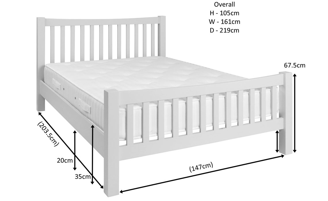 Lavenham Painted 5ft Kingsize Bed Frame