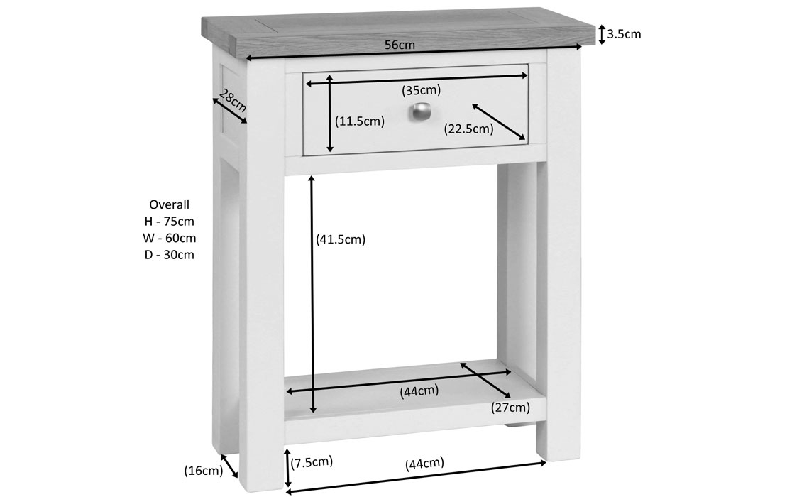 Lavenham Painted Small Console Table