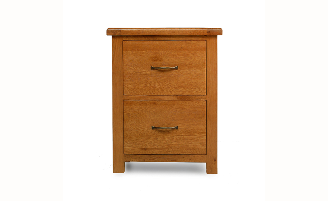 Hollywood Oak Office Filling Cabinet