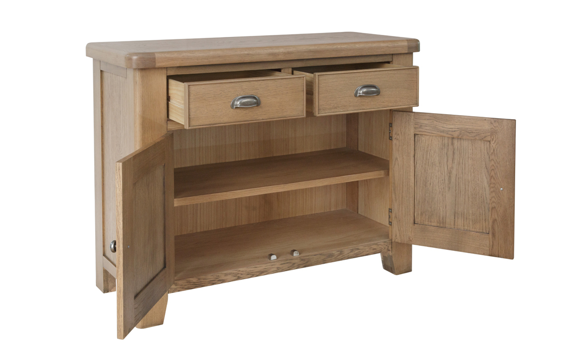 Ambassador Oak 2 Door 2 Drawer Sideboard