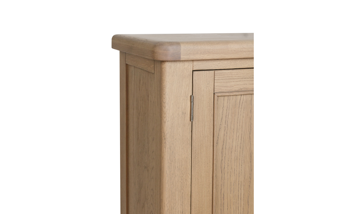 Ambassador Oak Shoe Cabinet