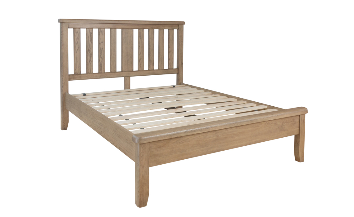 Ambassador Oak 4ft6 Double Slatted Bed Frame