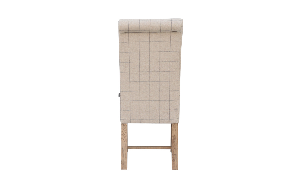 Ambassador Oak Fabric Dining Chair - Natural