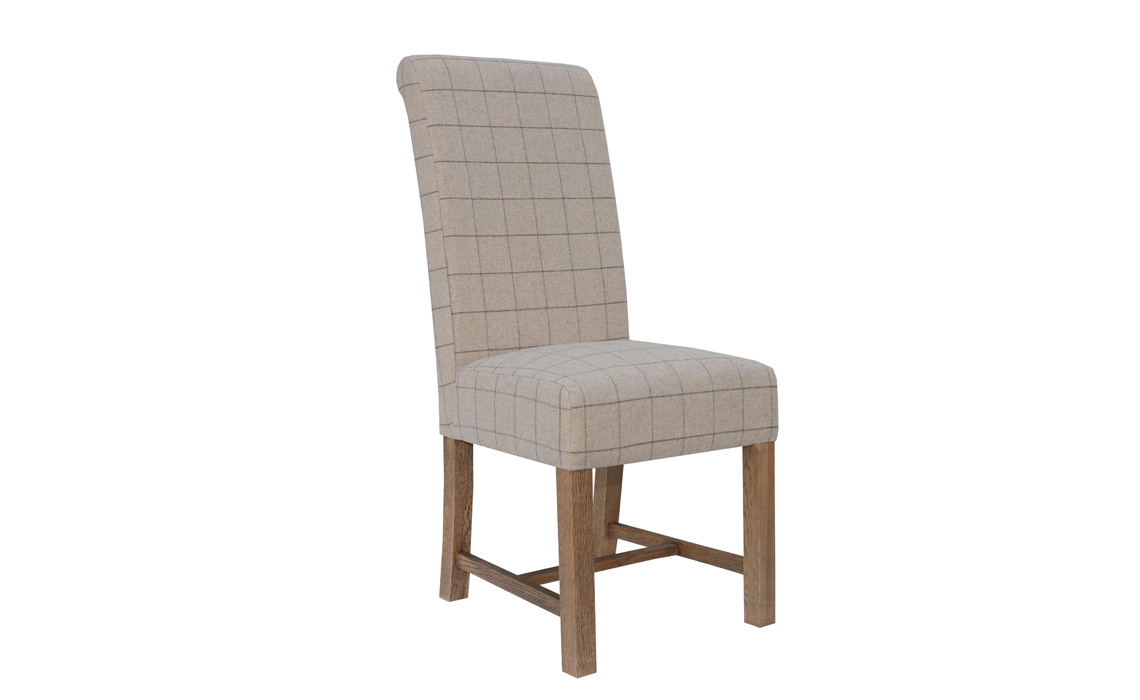 Ambassador Oak Fabric Dining Chair - Natural