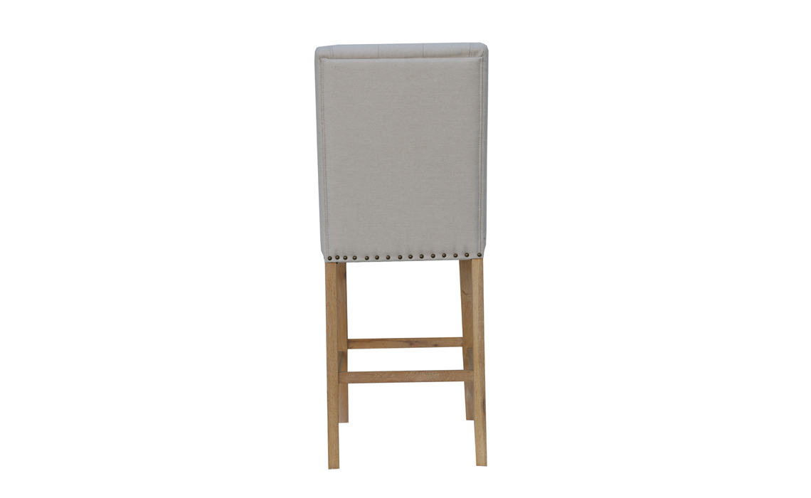 Westcliff Buttoned Bar Stool - Natural