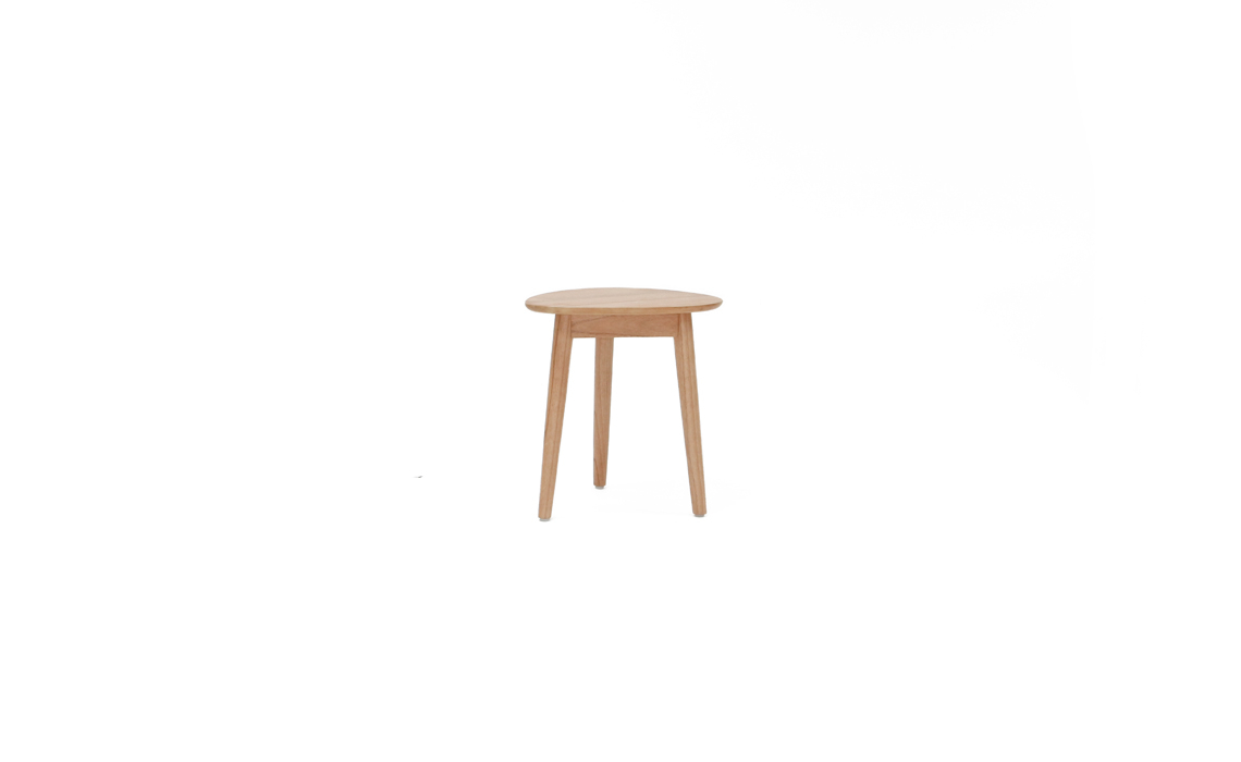 Kayu Side Table Natural Wash