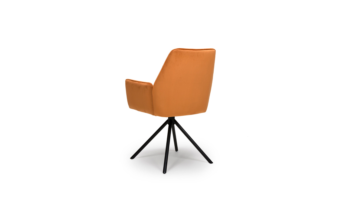 Uno Burnt Orange Dining Chair 