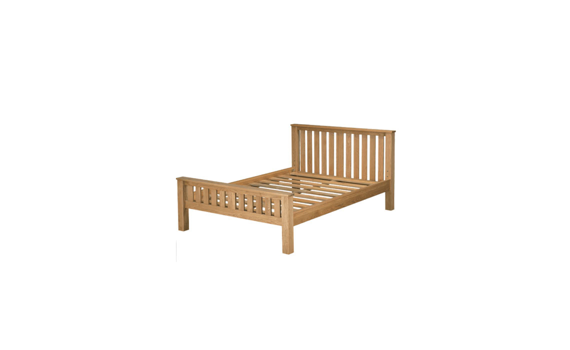 Suffolk Solid Oak High End 6ft Super Kingsize Bed Frame