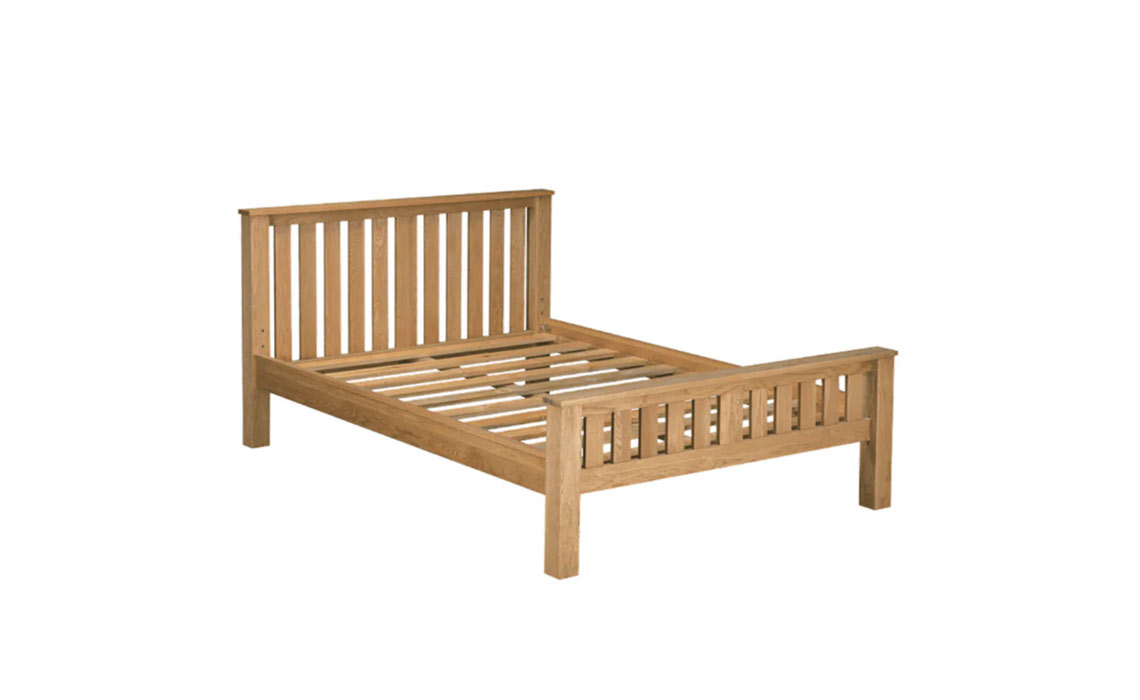 Suffolk Solid Oak High End 6ft Super Kingsize Bed Frame