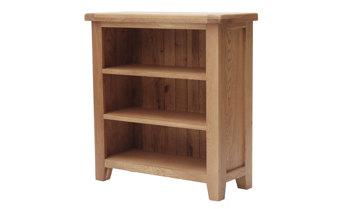 Hamilton Oak Low Bookcase