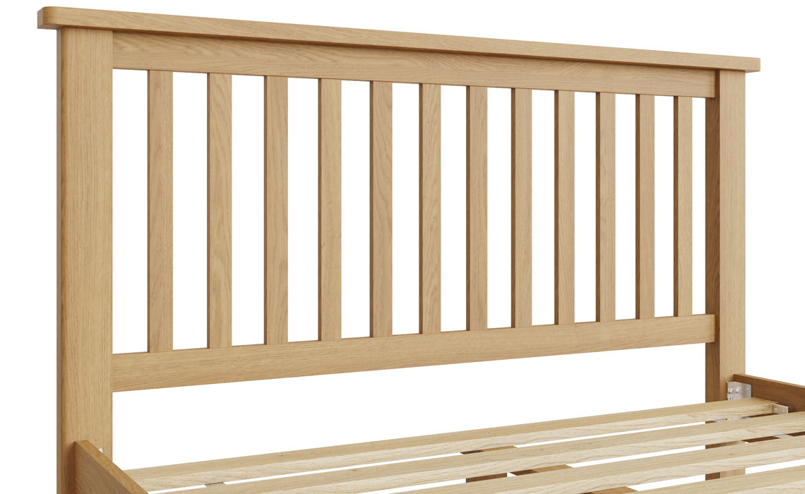 Woodbridge Oak Bed Frames - 2 Sizes, American Oak - Beds, Mattresses ...