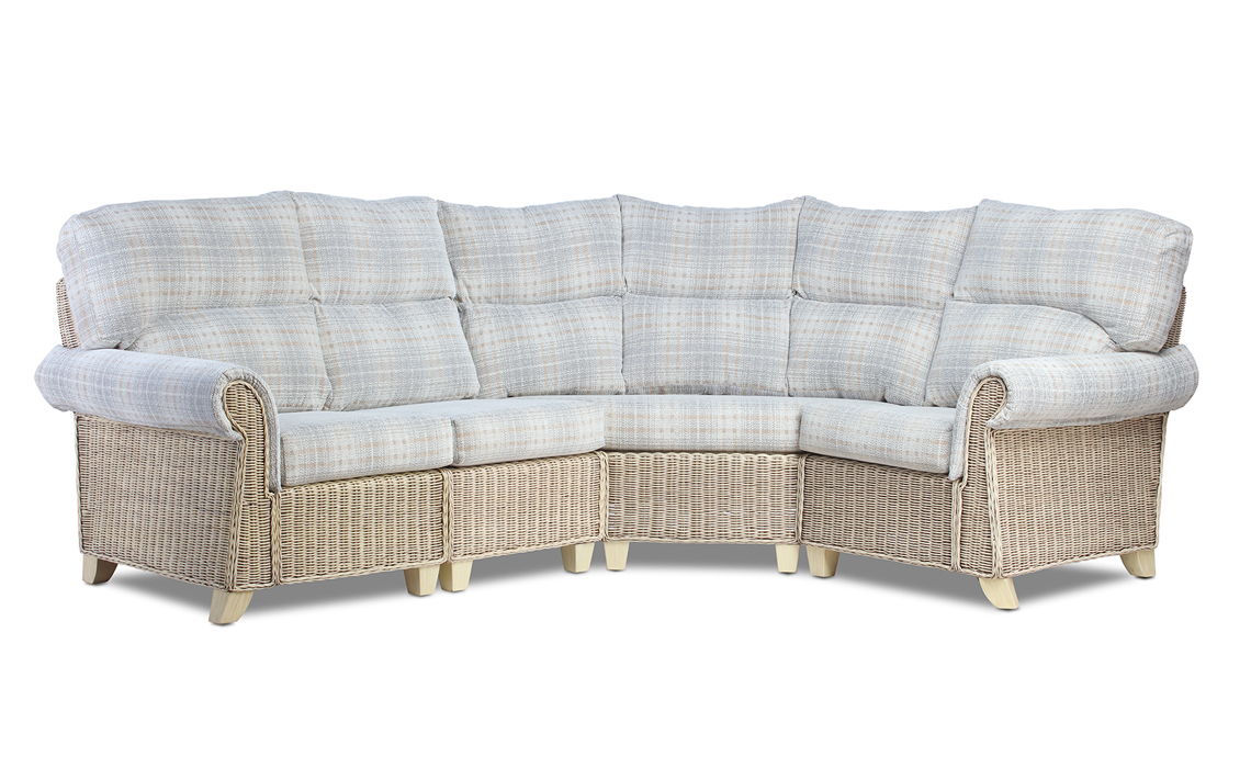 Charlton 4 Piece Corner Sofa in Natural Wash