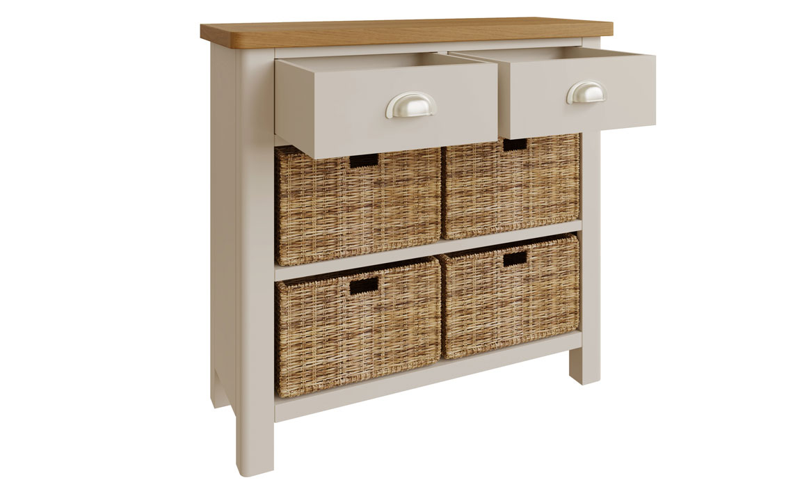 Sideboard with basket deals storage