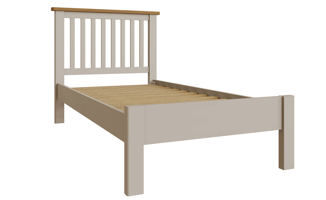 Woodbridge Truffle Grey Painted 3ft Single Bed Frame