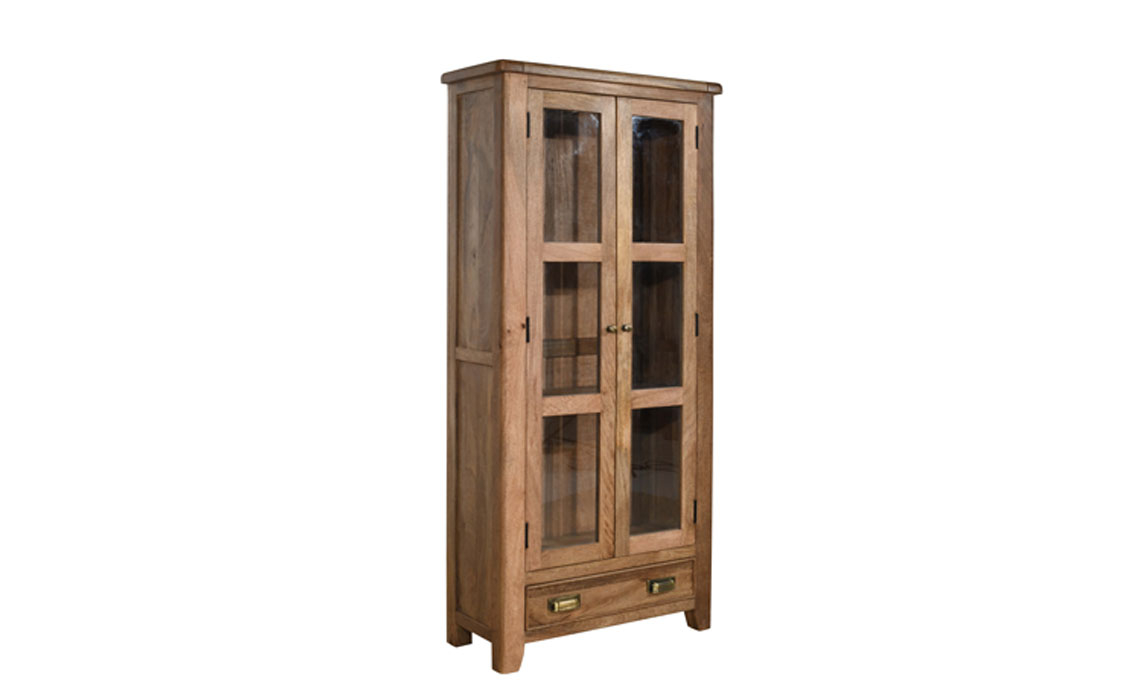 Dalbury Mango Glazed Display Cabinet 