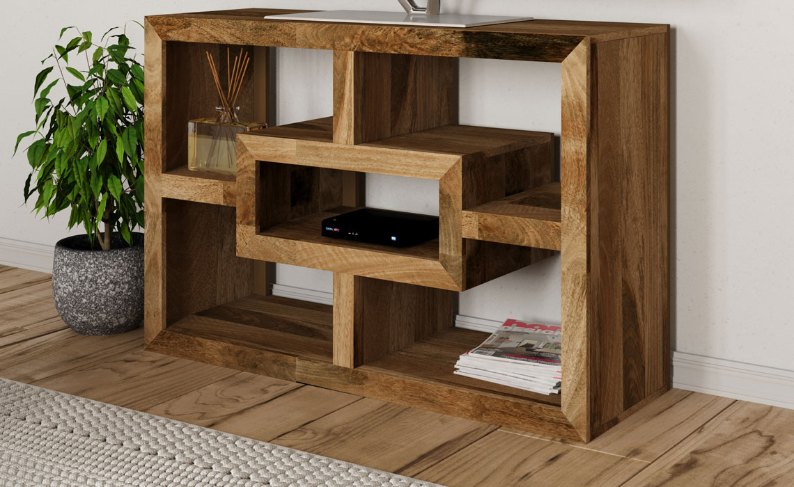 Bali Solid Mango Open TV Unit