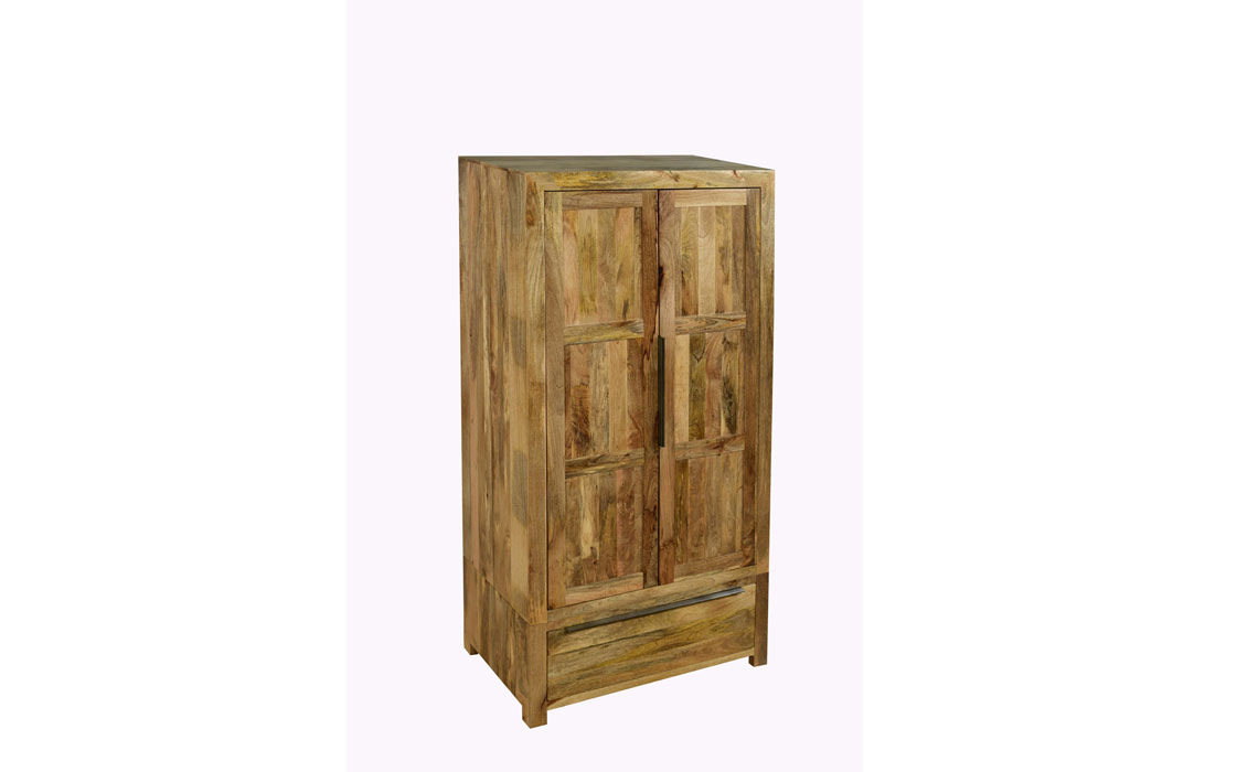 Bali Solid Mango 2 Door Wardrobe