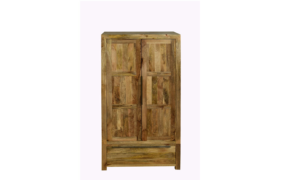 Bali Solid Mango 2 Door Wardrobe