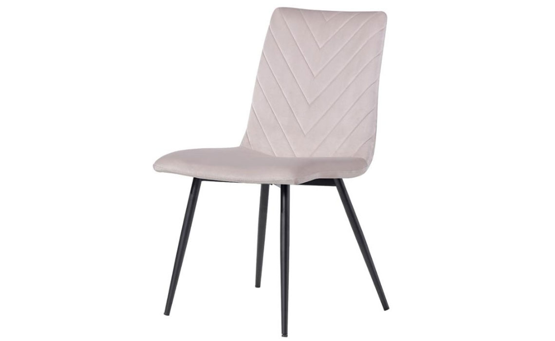 Avalon Velvet Dining Chair - Taupe