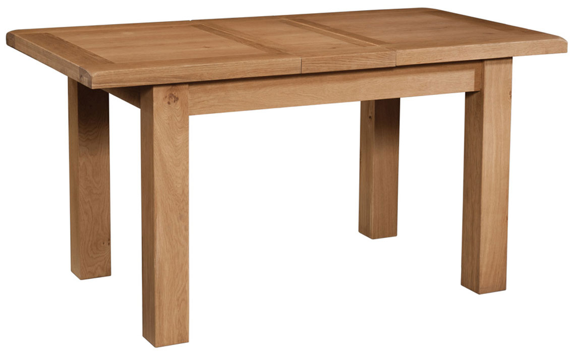 Newborne Oak 120-153cm Extending Dining Table 