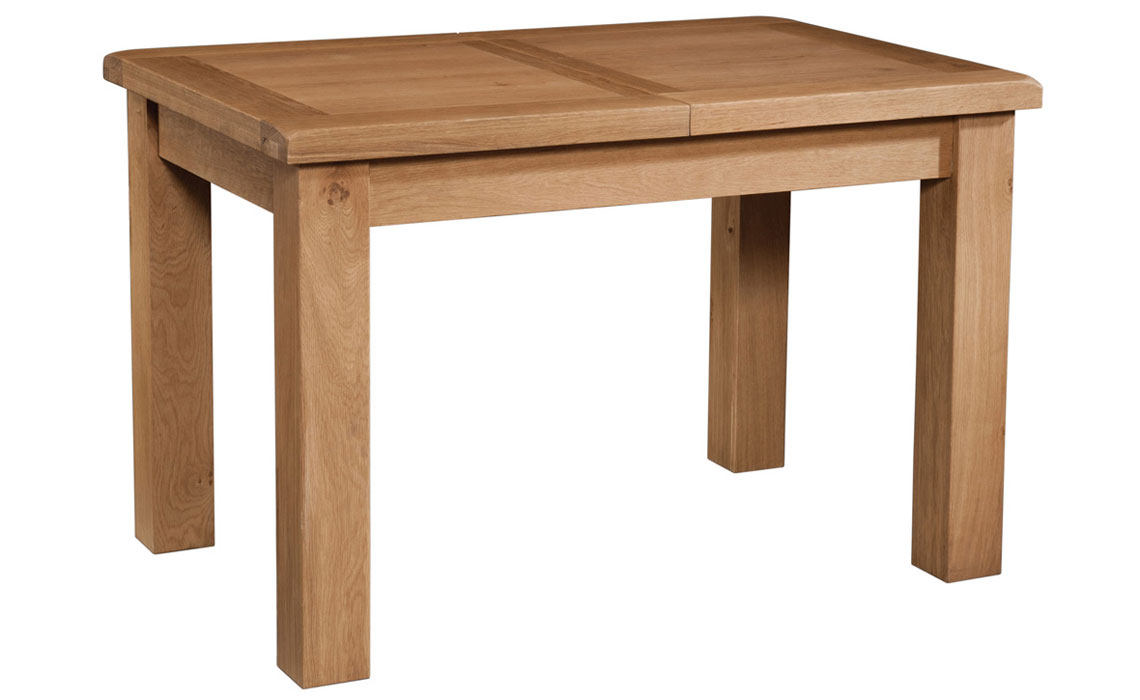 Newborne Oak 120-153cm Extending Dining Table 