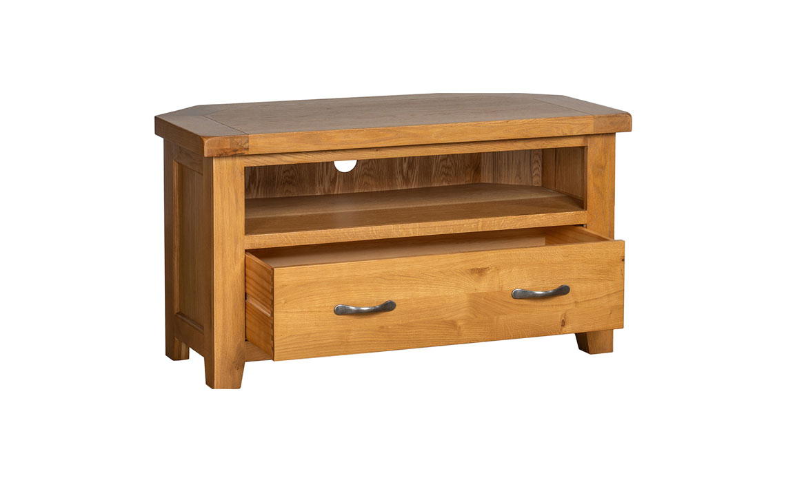 Newborne Oak Corner TV Unit